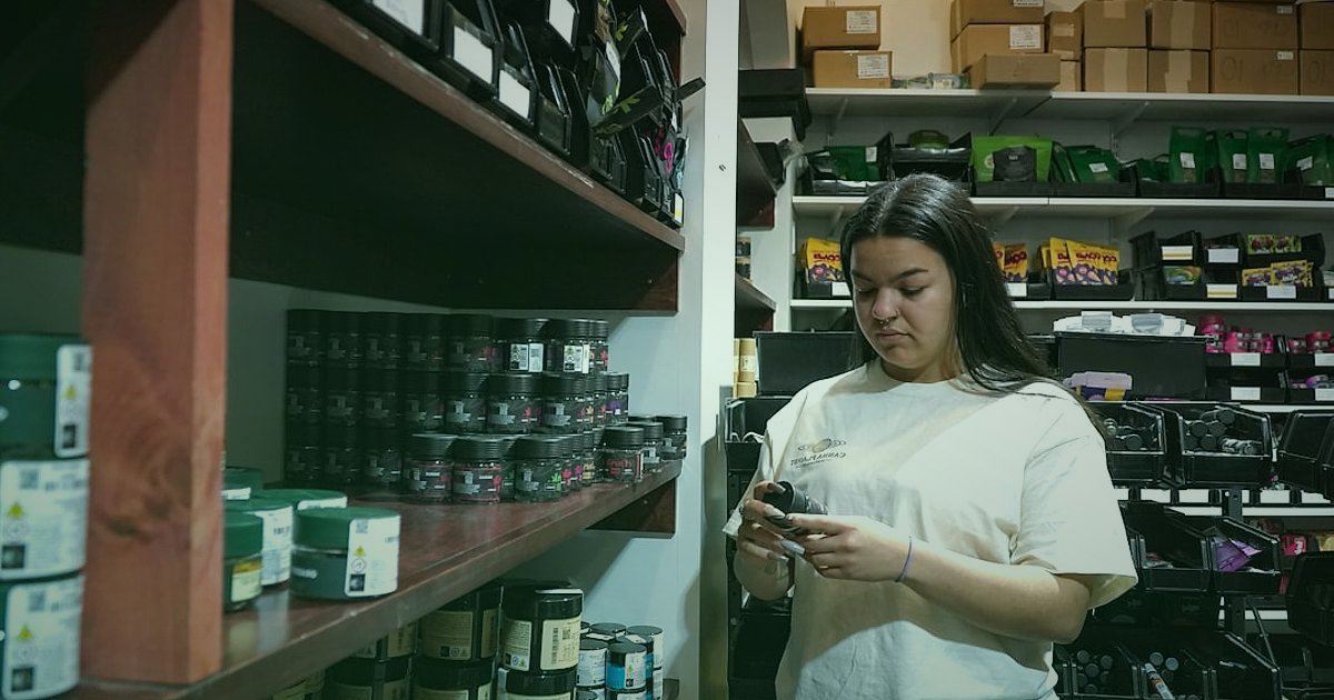 Dropshipping Avantajları ve Dezavantajları 2026: Karlı Bir Başlangıç Rehberi - woman scanning barcode warehouse shelves